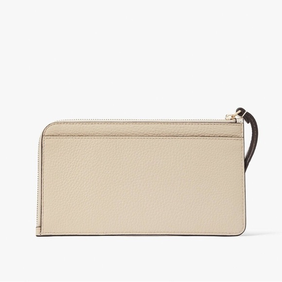 Kate Spade Lucy Colorblock Pebbled Leather Medium L-Zip Wristlet - Picture 3 of 8